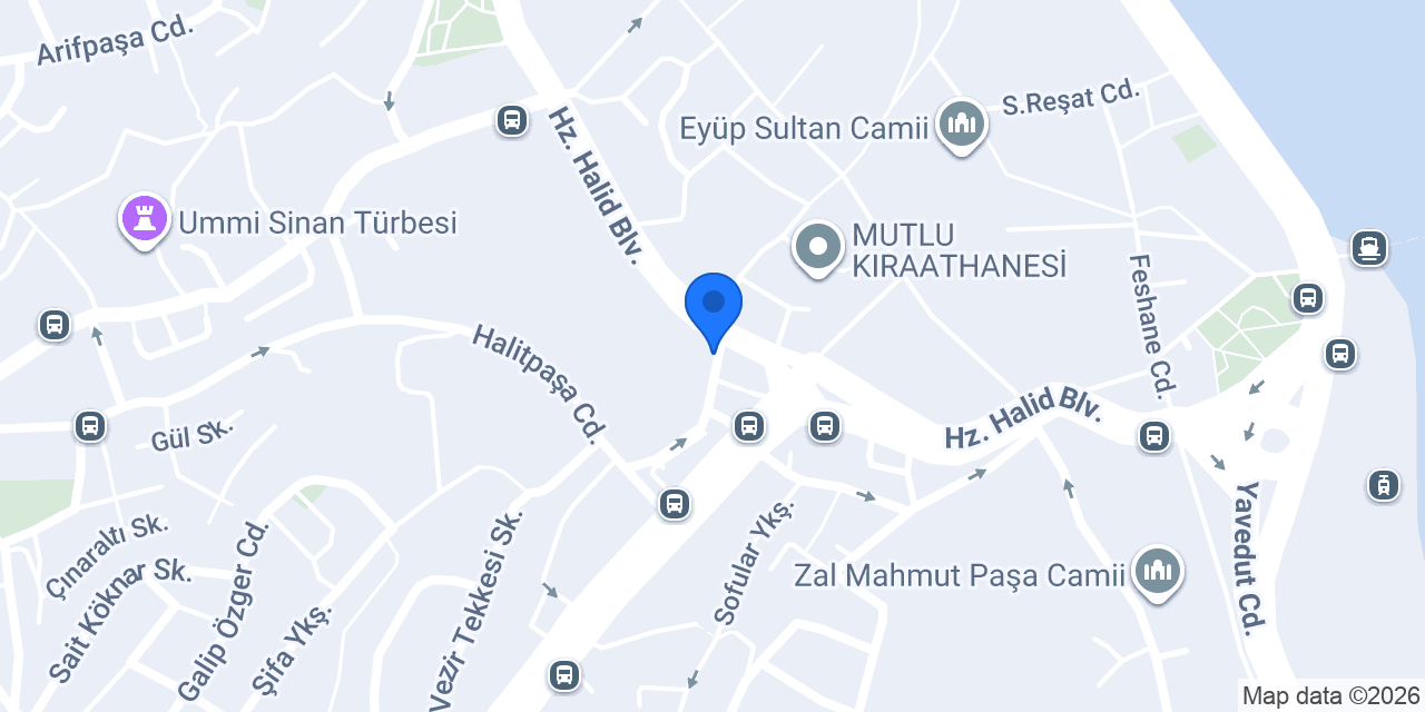Sinpaş Yapı Tasarruf Sandığı Eyüp Sultan Şube konumu