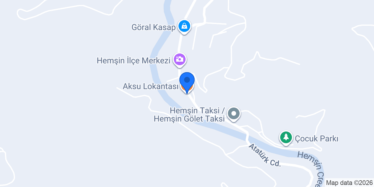 Aksu Lokantası konumu