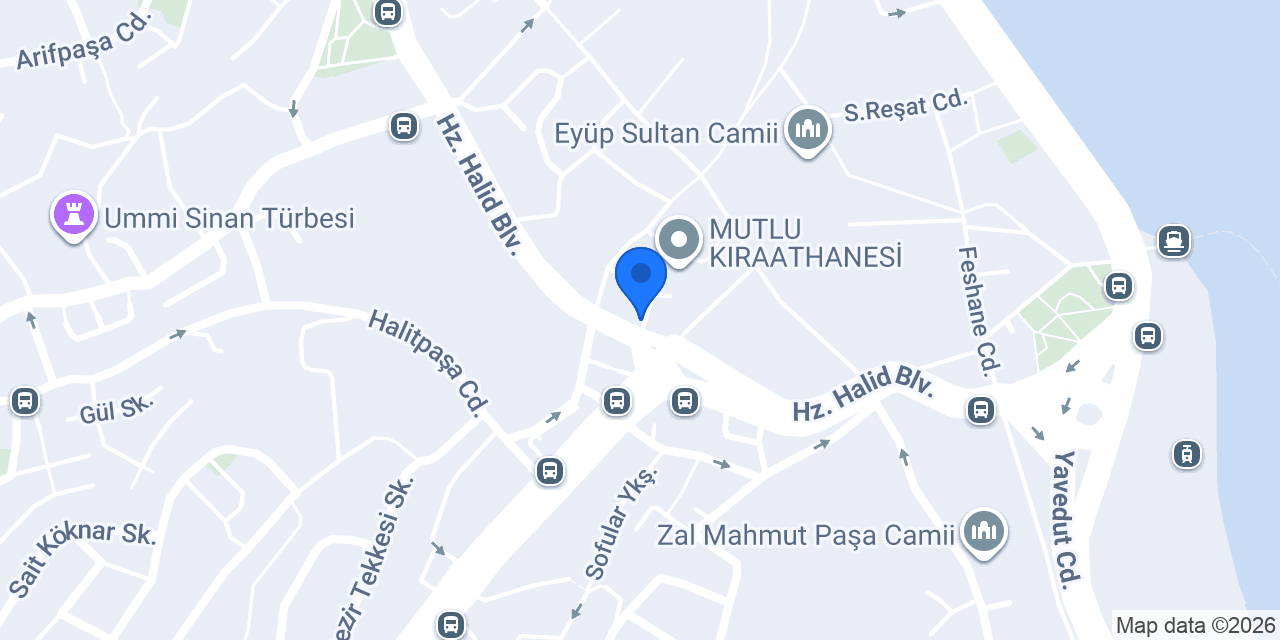 Eyüp Sürücü Kursu konumu