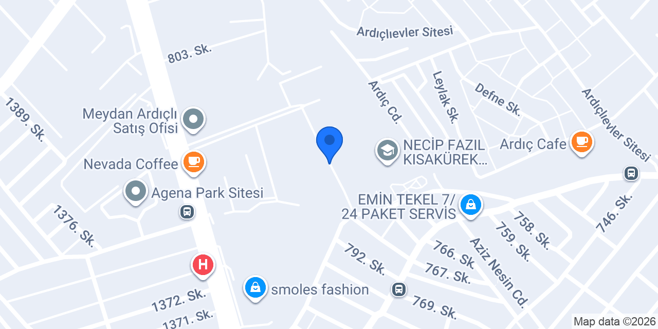 TEKSER MOBİLYA DEKORASYON konumu
