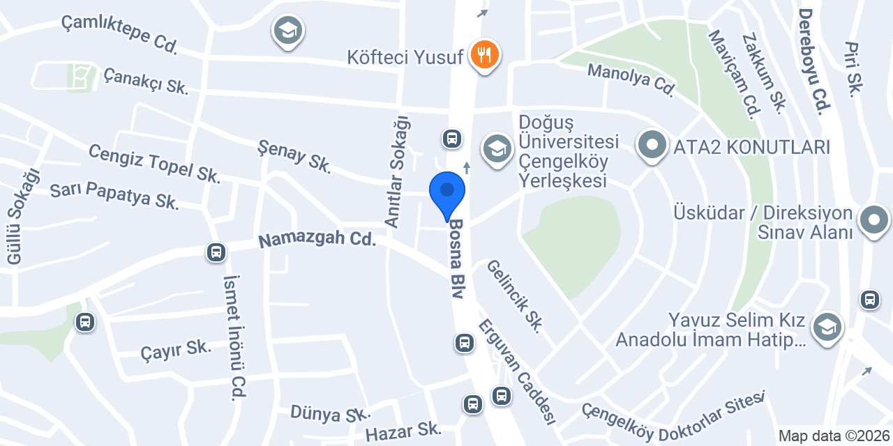 Cajun Corner Çengelköy konumu