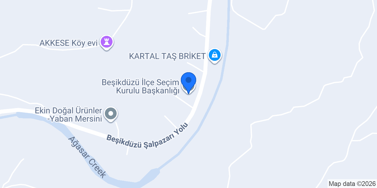 Kadastro Müdürlüğü konumu