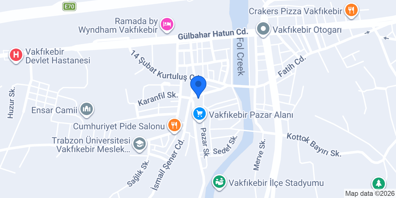 Baştan Ekmek Fırını konumu