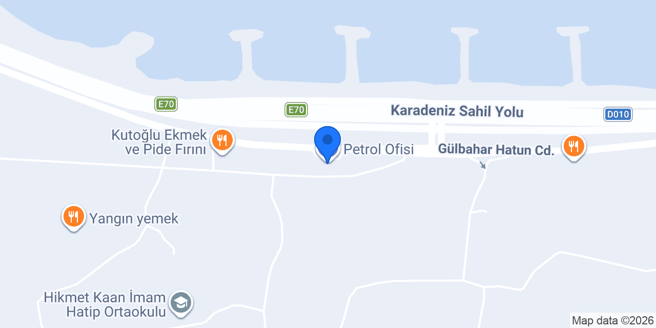 Petrol Ofisi konumu