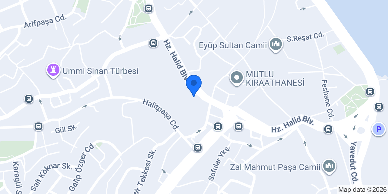 EYÜPSULTAN İLÇE NÜFUS MÜDÜRLÜĞÜ konumu