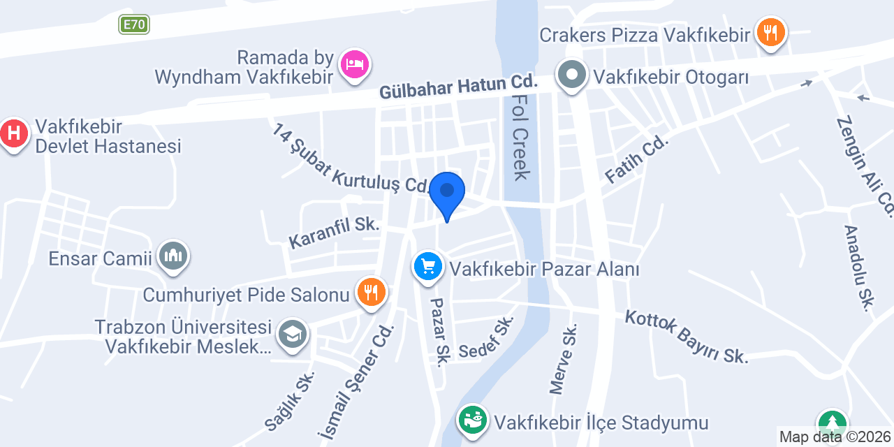 Bıyıklı Perde konumu