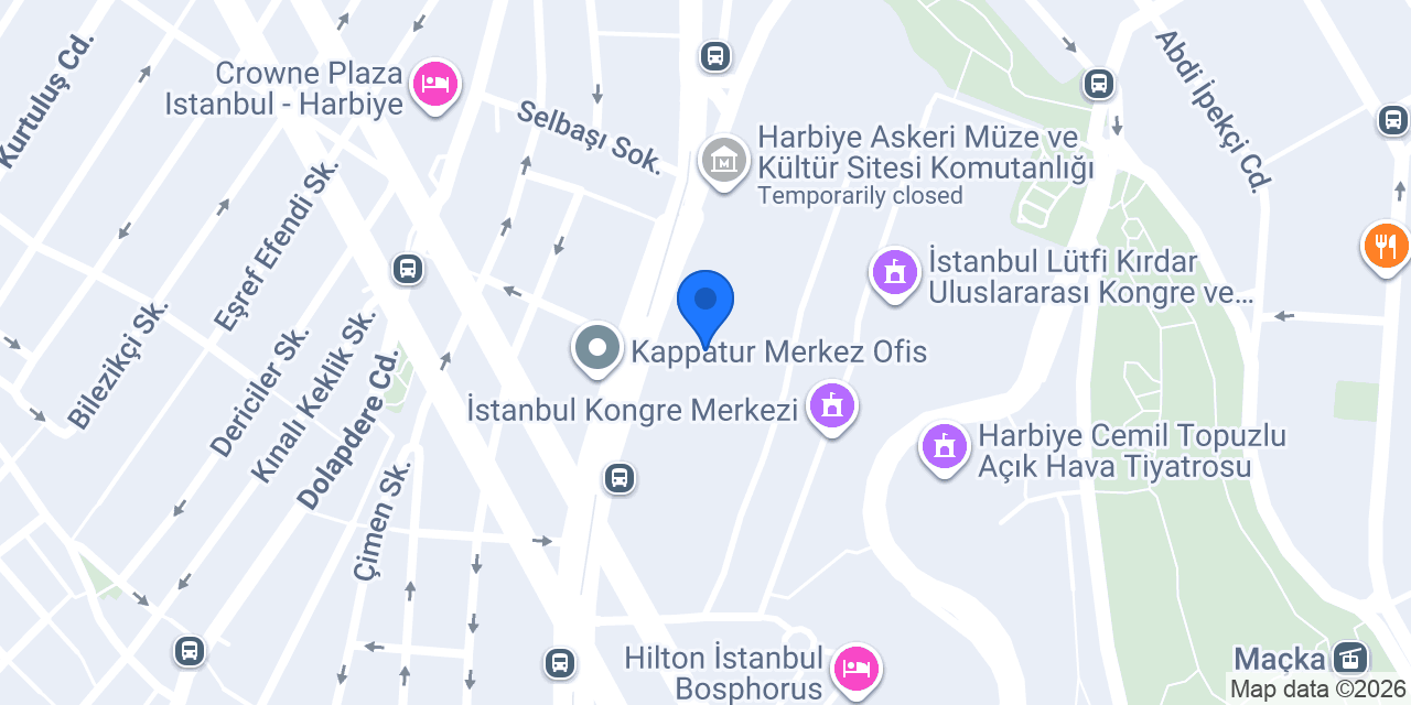 Estambul Congrees Center konumu
