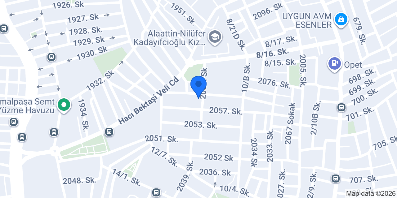 Alıkoy SU konumu