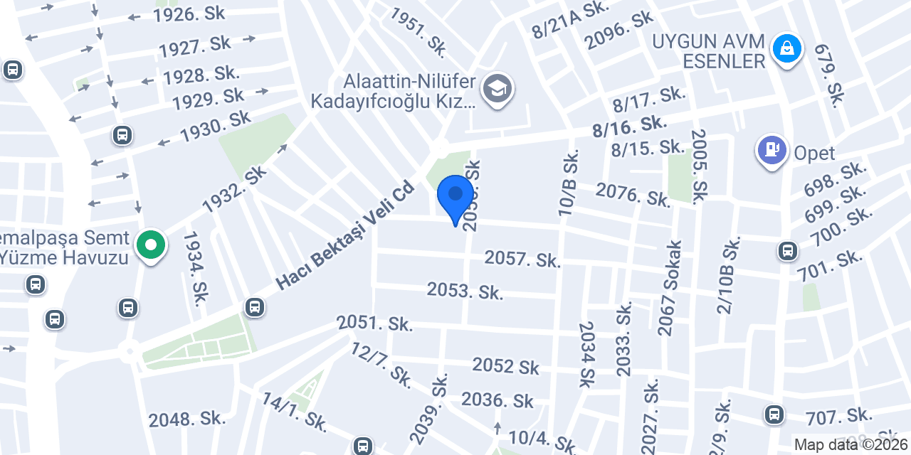 Vadi Mobilya konumu