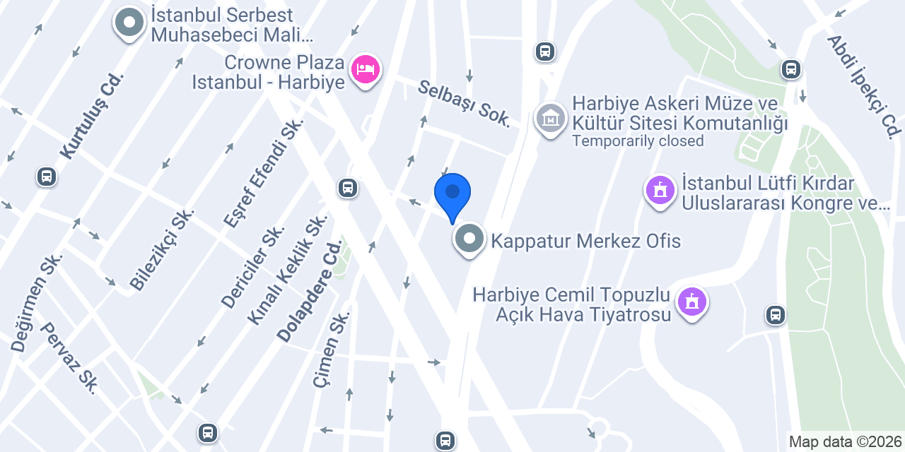Arach Hotel Harbiye konumu