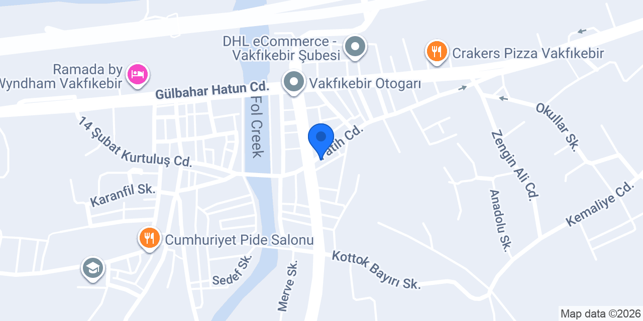 Atalar Konfeksiyon konumu