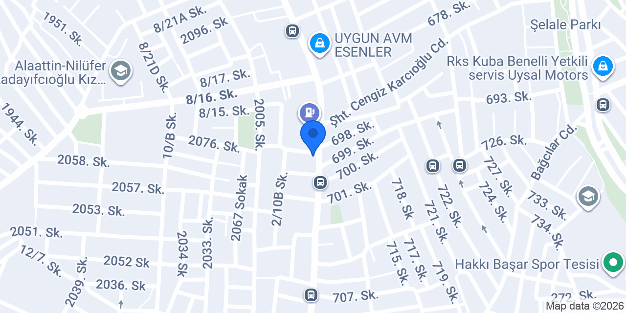 Anne eli pilavcısı konumu