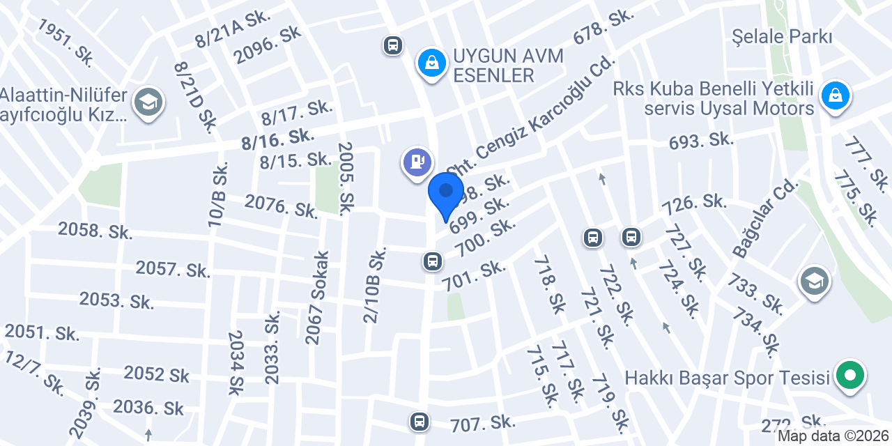 Haliloğlu Mühendislik konumu