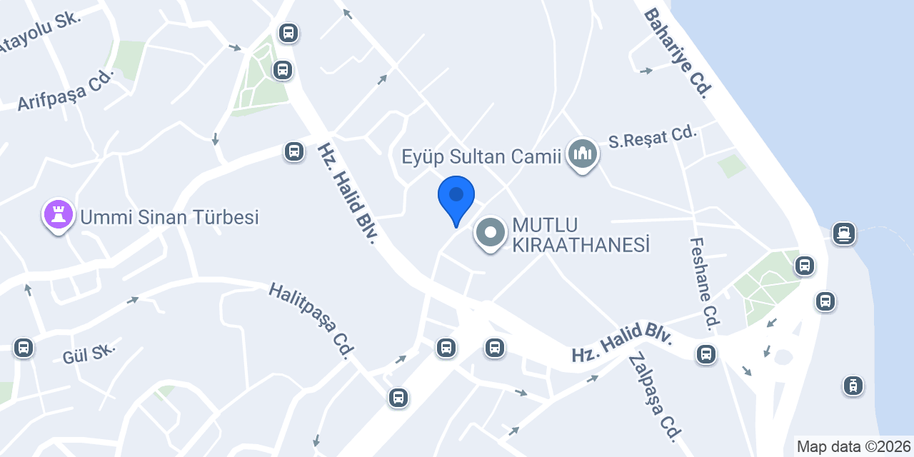 Eyüp Musiki Vakfı konumu