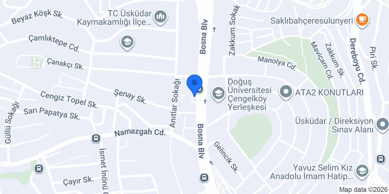 Halkbank Bosna Bulvarı Şubesi konumu