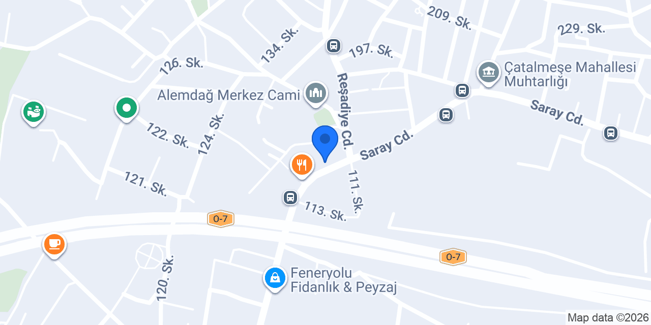 Meşhur Sarıyer Börekçisi ve Cafe konumu