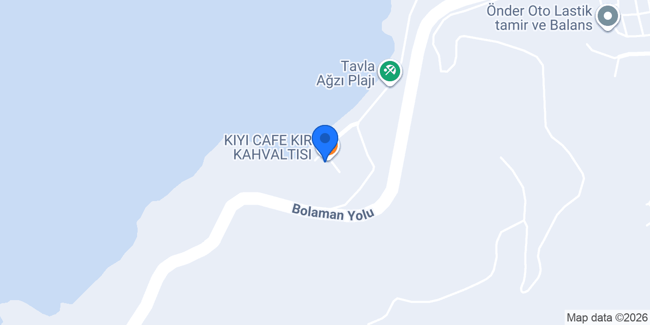 KIYI CAFE KIR KAHVALTISI konumu