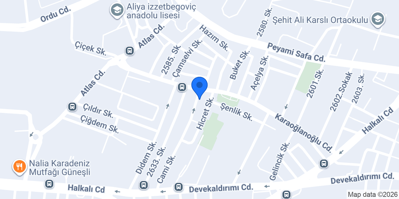 Yöntem Tesisat konumu