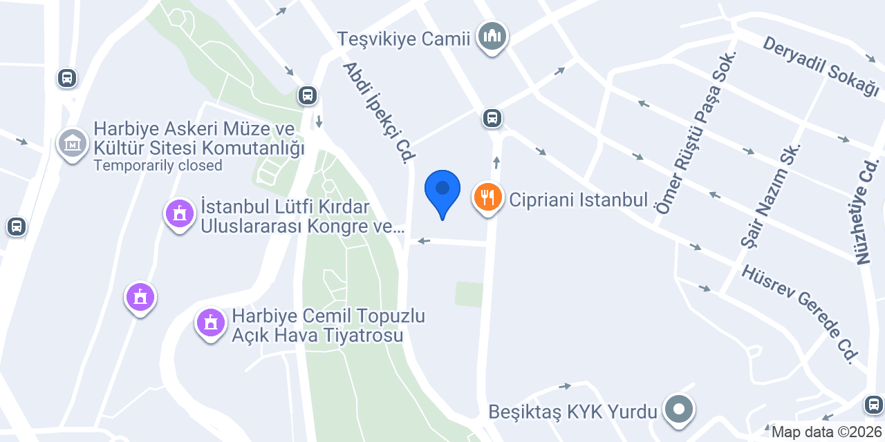 Maçka garaj otopark konumu