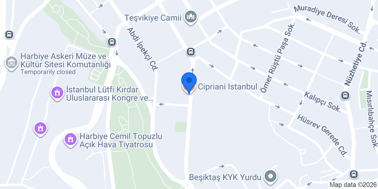 Cipriani Istanbul konumu