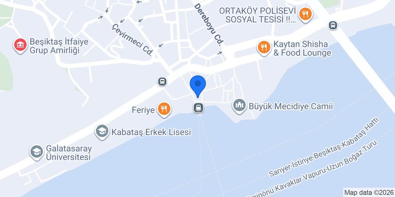 ÇINARALTI RESTAURANT ORTAKÖY konumu