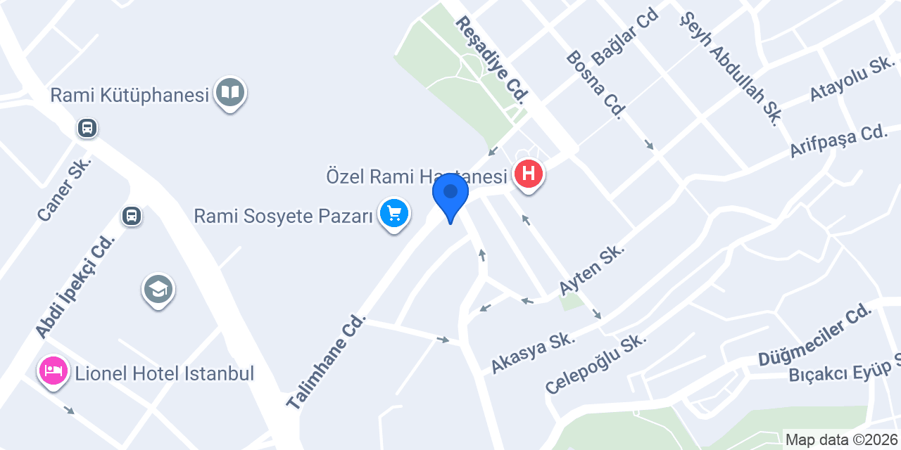 Halkbank Rami Şubesi konumu