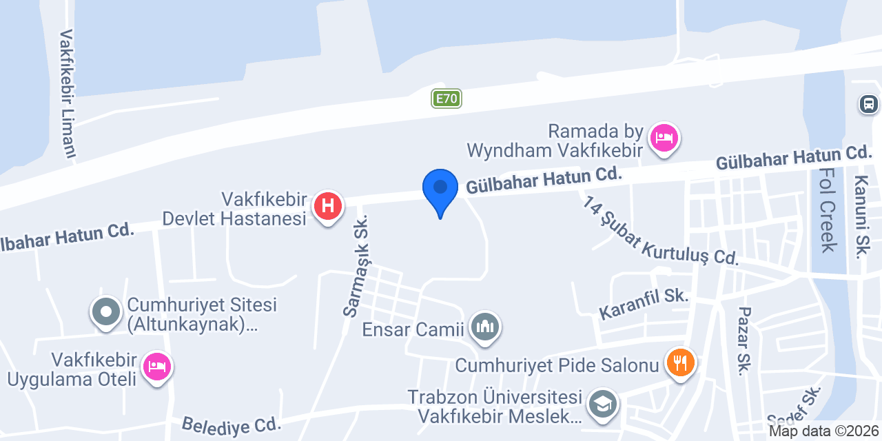 Weltew Home Vakfıkebir konumu