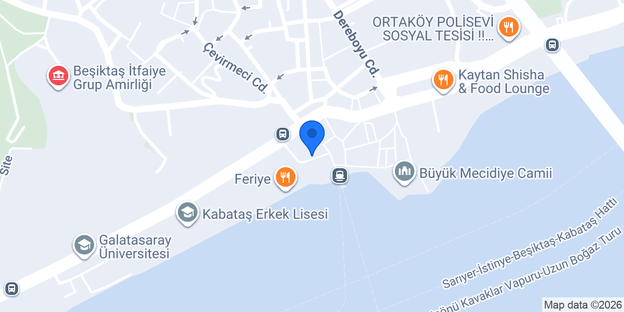 Feri Suites Ortaköy konumu