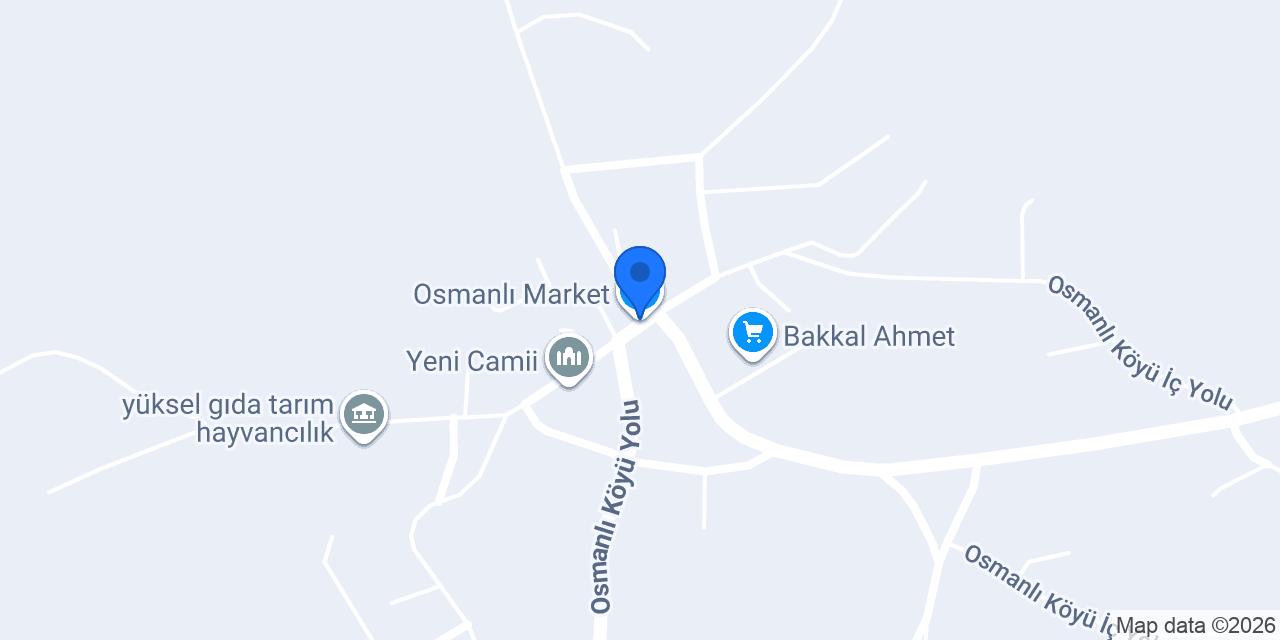 Osmanlı Market konumu