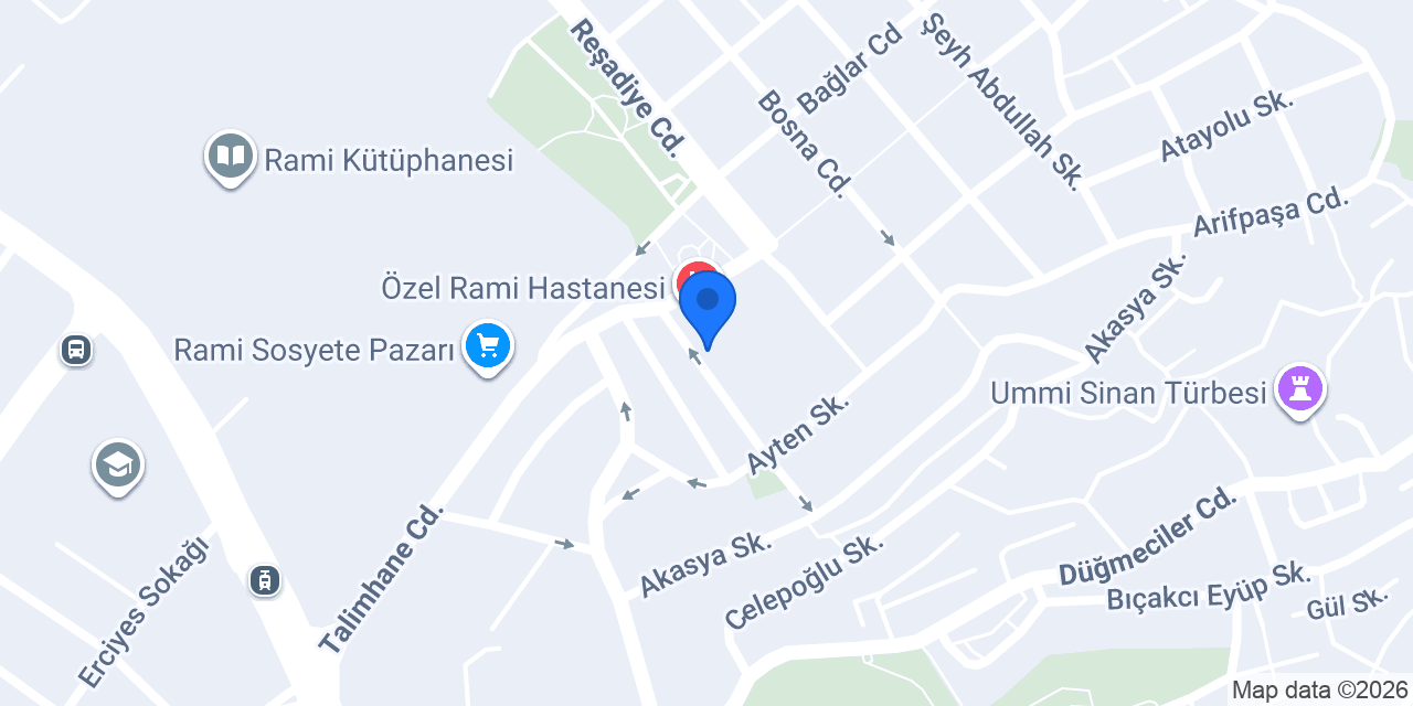 Eyüp Plaka Merkezi konumu