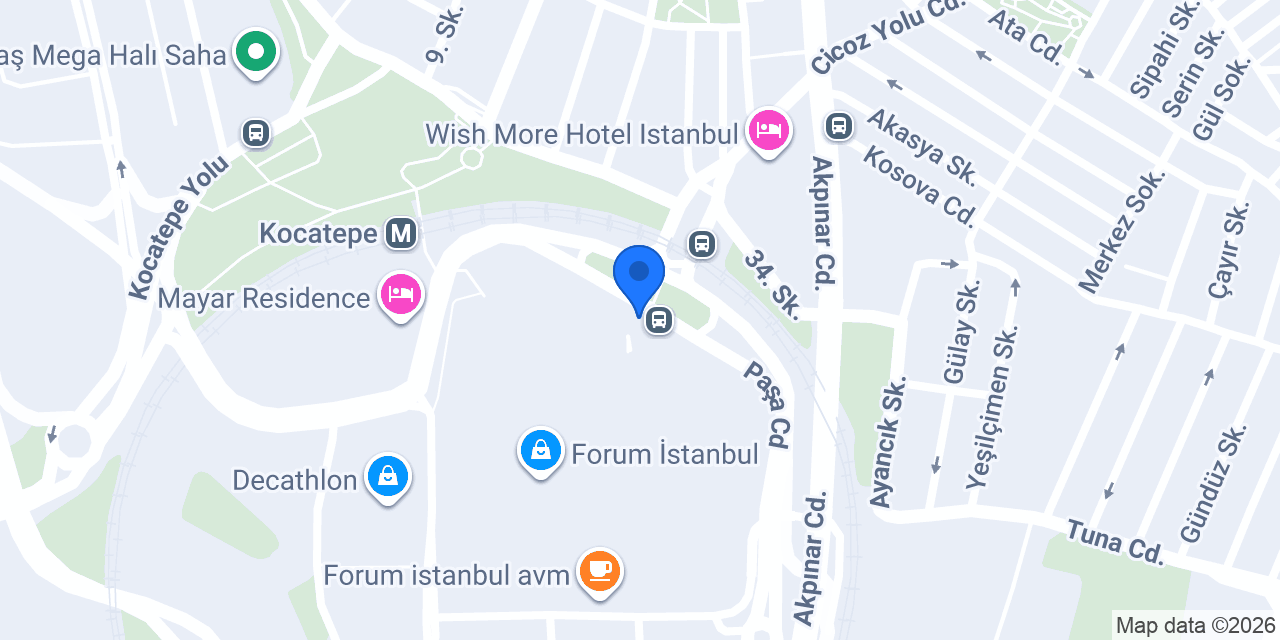Forum İstanbul Çiçekçi konumu
