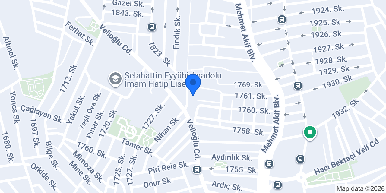 TERZİ METİN konumu