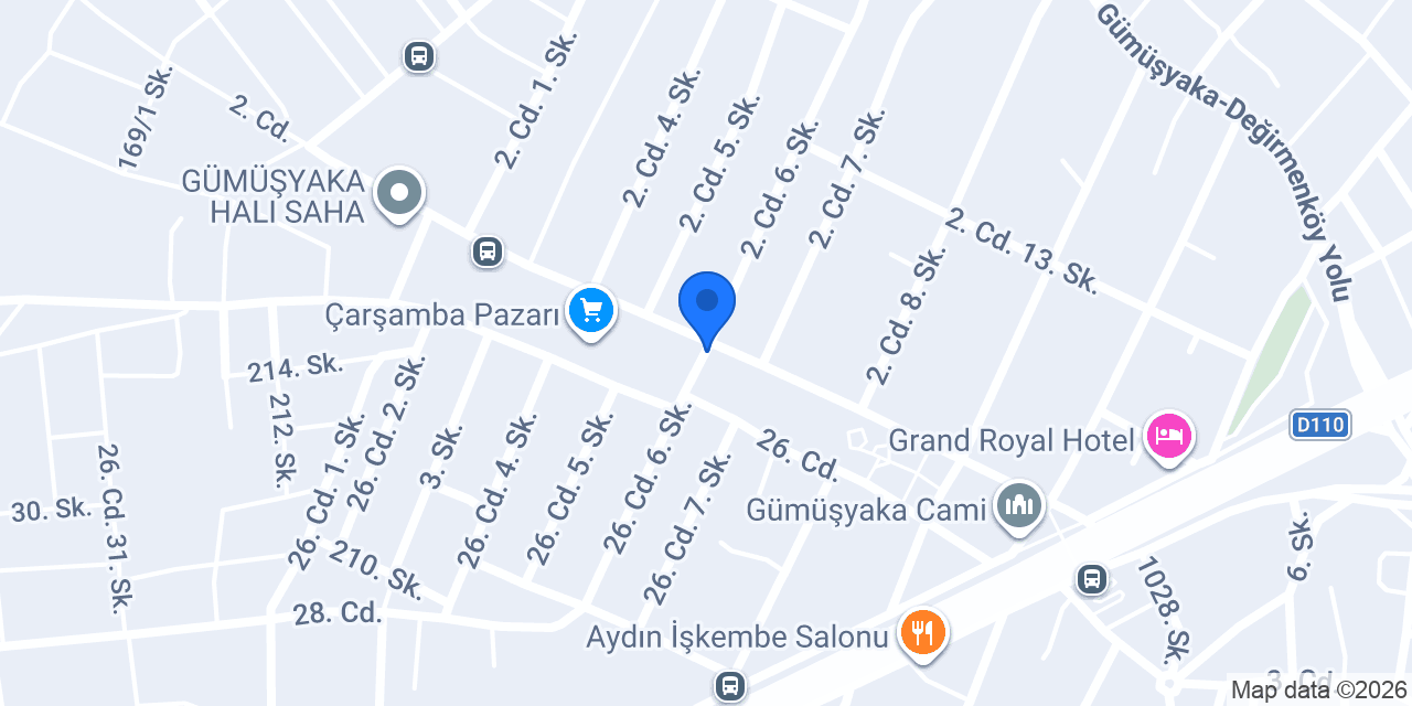 Gümüşyaka TAKSİ konumu