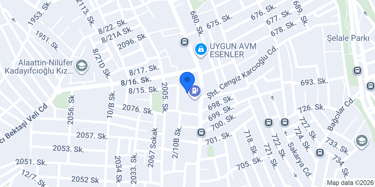 EKSPRES Halı Yıkama konumu