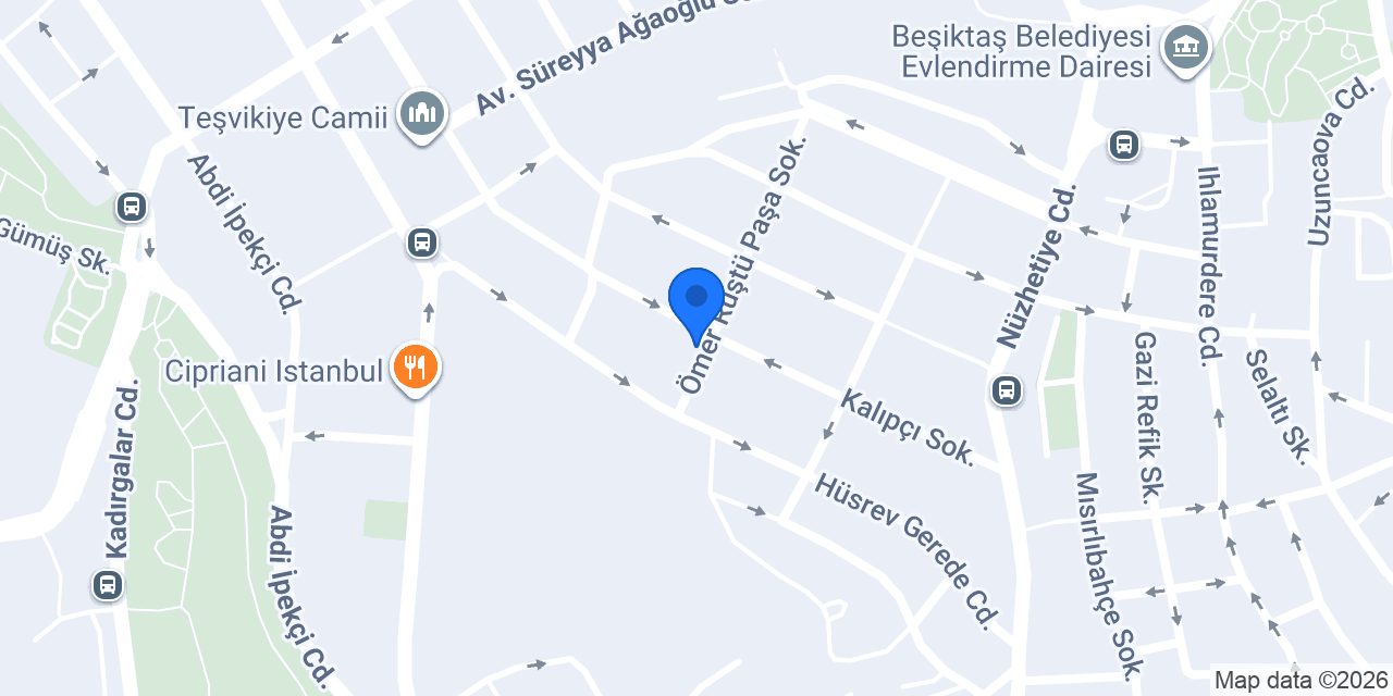 Kasap Yusuf Teşvikiye konumu