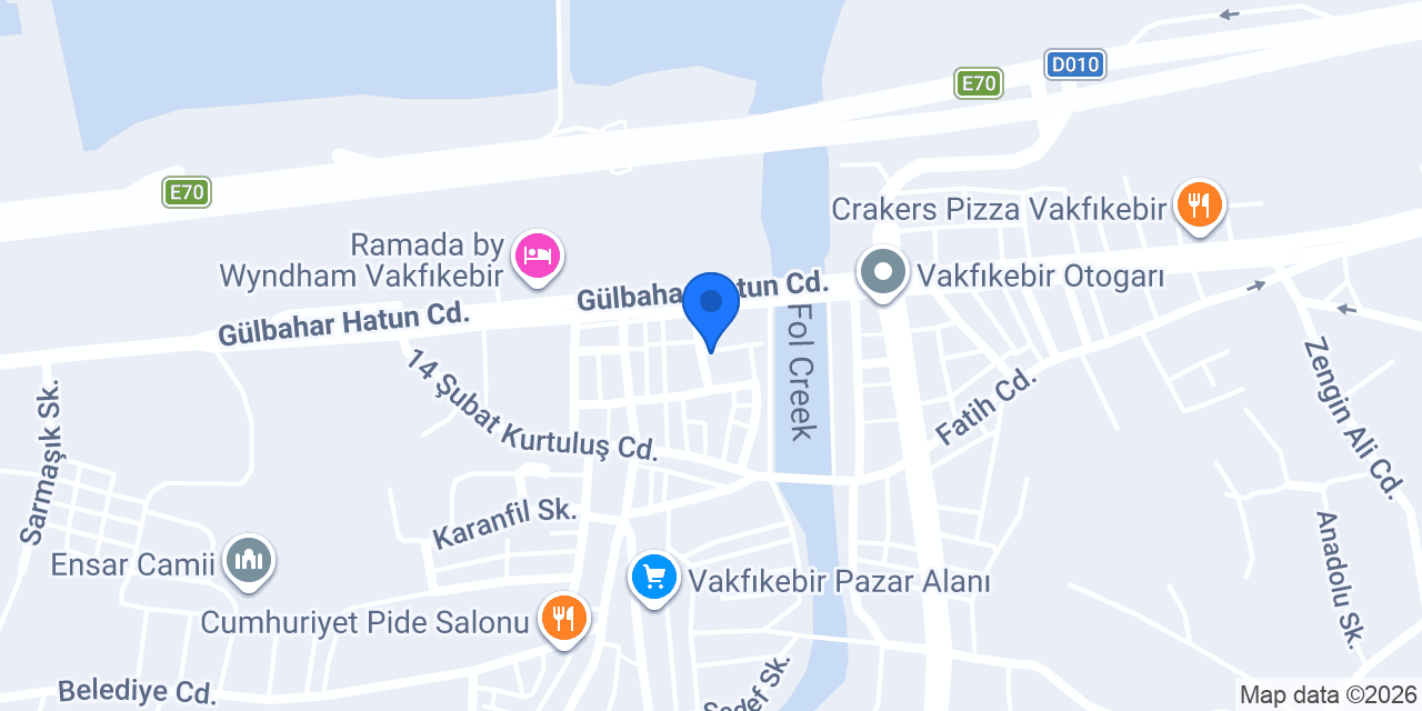 Şentürk kuru temizleme konumu