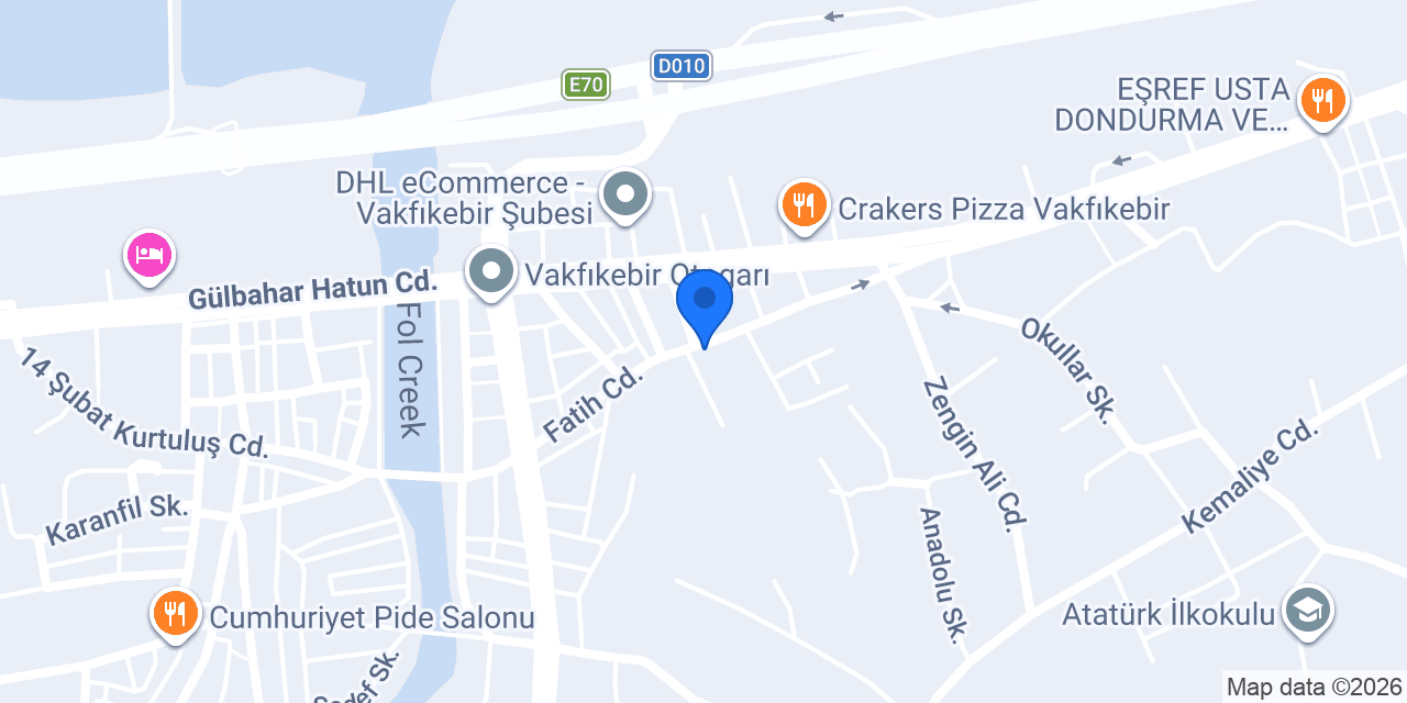 Aravani Pasta Dünyası konumu