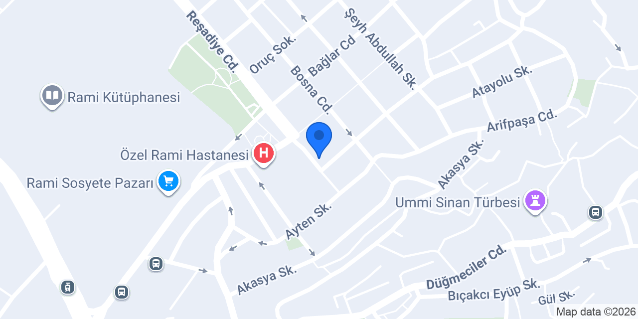 Rami Sürücü Kursu konumu