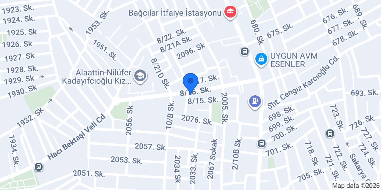 Çelik Yapı İzolasyon Hırdavat konumu