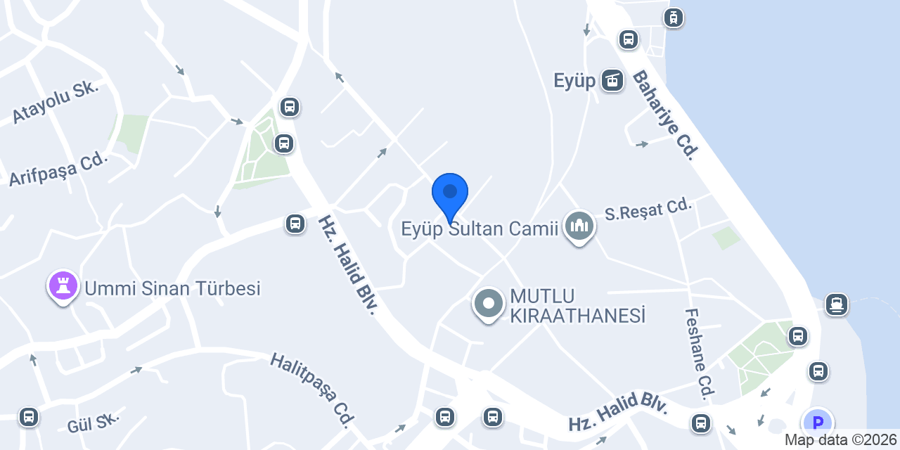 Ziraat Bankası Eyüpsultan Şubesi konumu