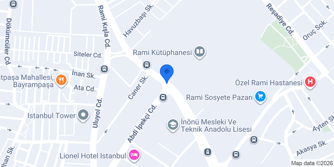 Fatih catering konumu