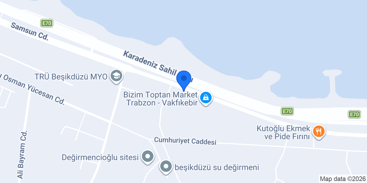 Feyzoğlu Cam Balkon konumu