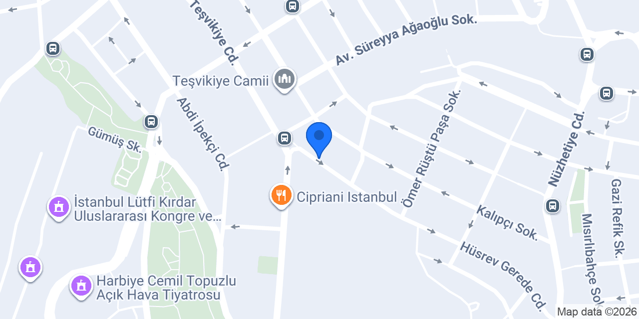 Modern Alyans Teşvikiye konumu