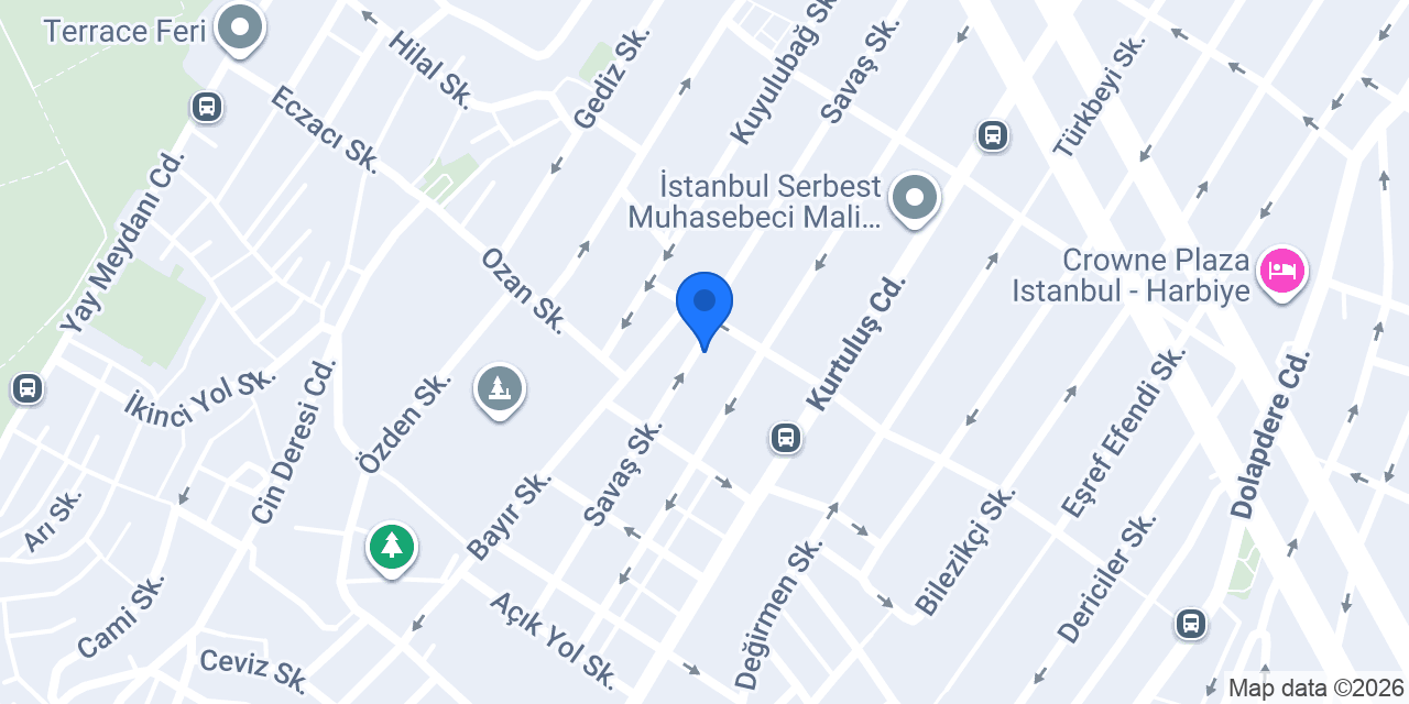 Kurtuluş Şişli Şenol Su Tesisatı konumu