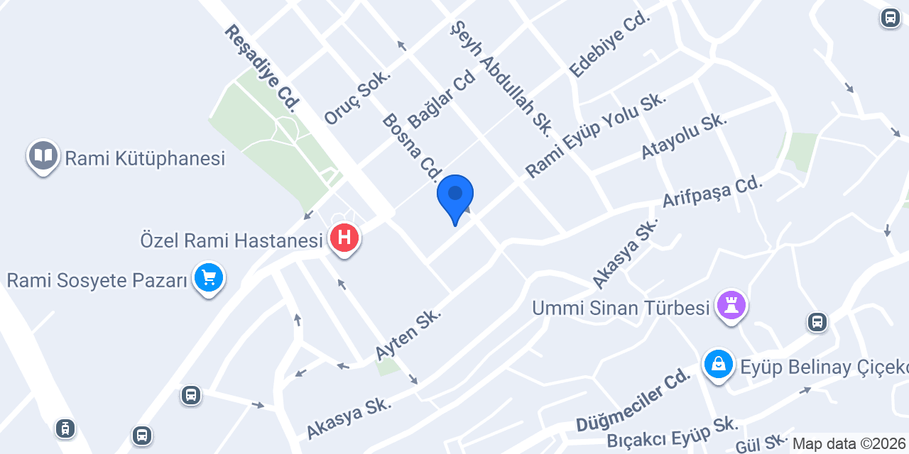 Rumeli Halı Yıkama Fabrikası konumu