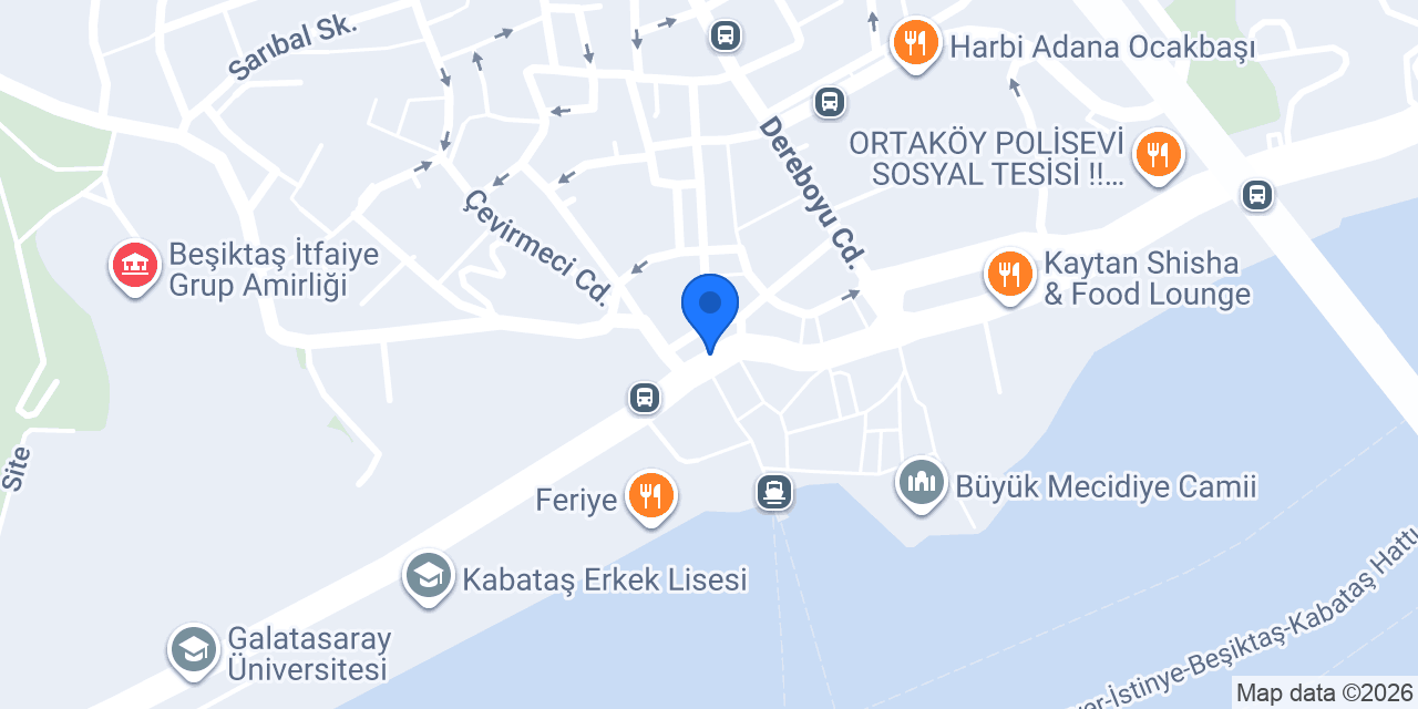 Yapı Kredi - Ortaköy Şubesi konumu