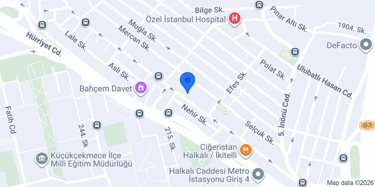 Kemal Şeker Mobilya konumu
