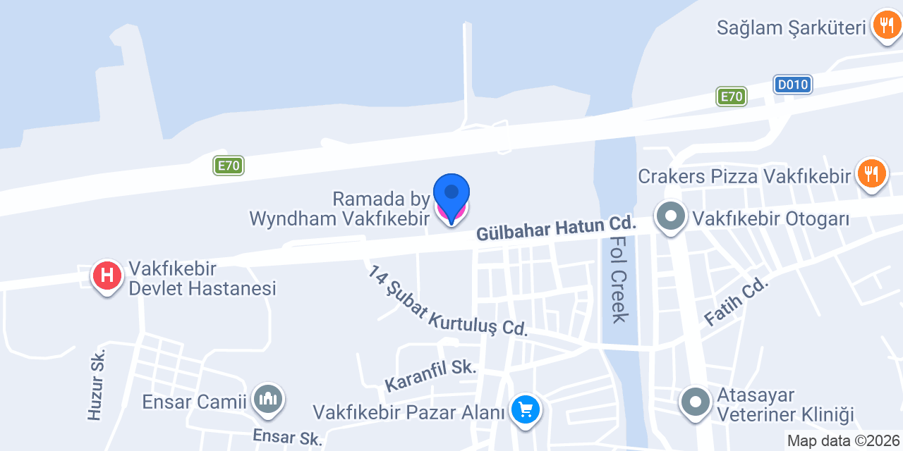 Ramada by Wyndham Vakfıkebir konumu