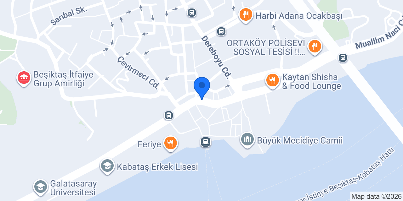 Paşa Döner Ortaköy konumu