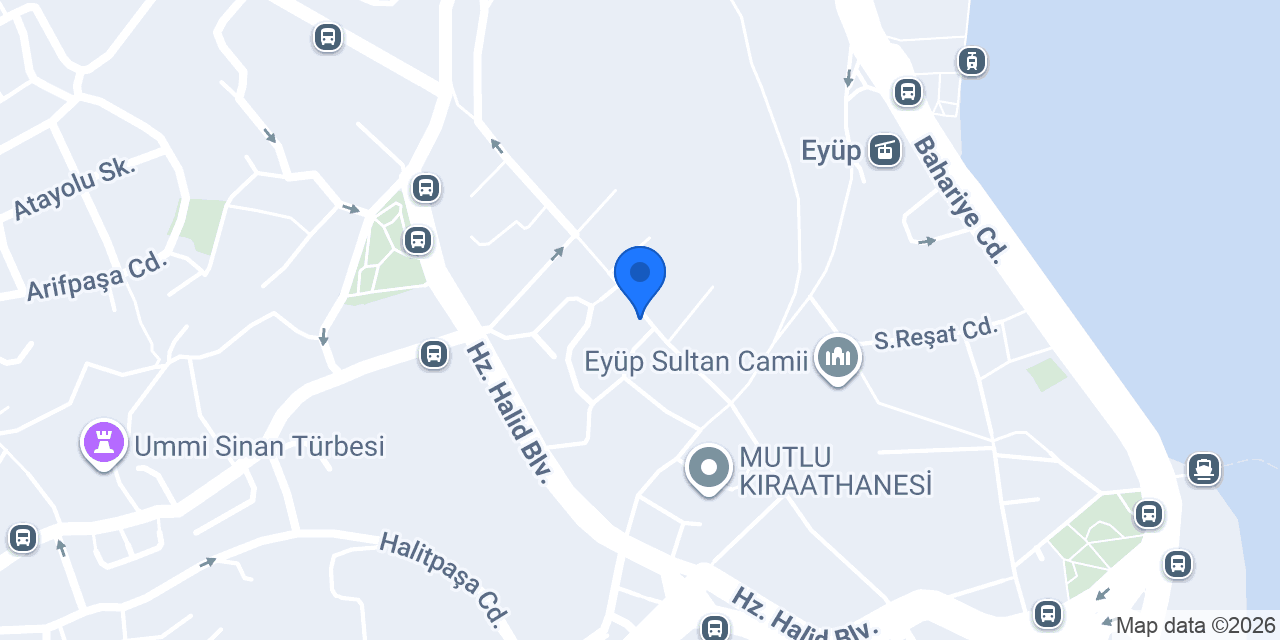 Akbank Eyüp/İst. Şubesi konumu